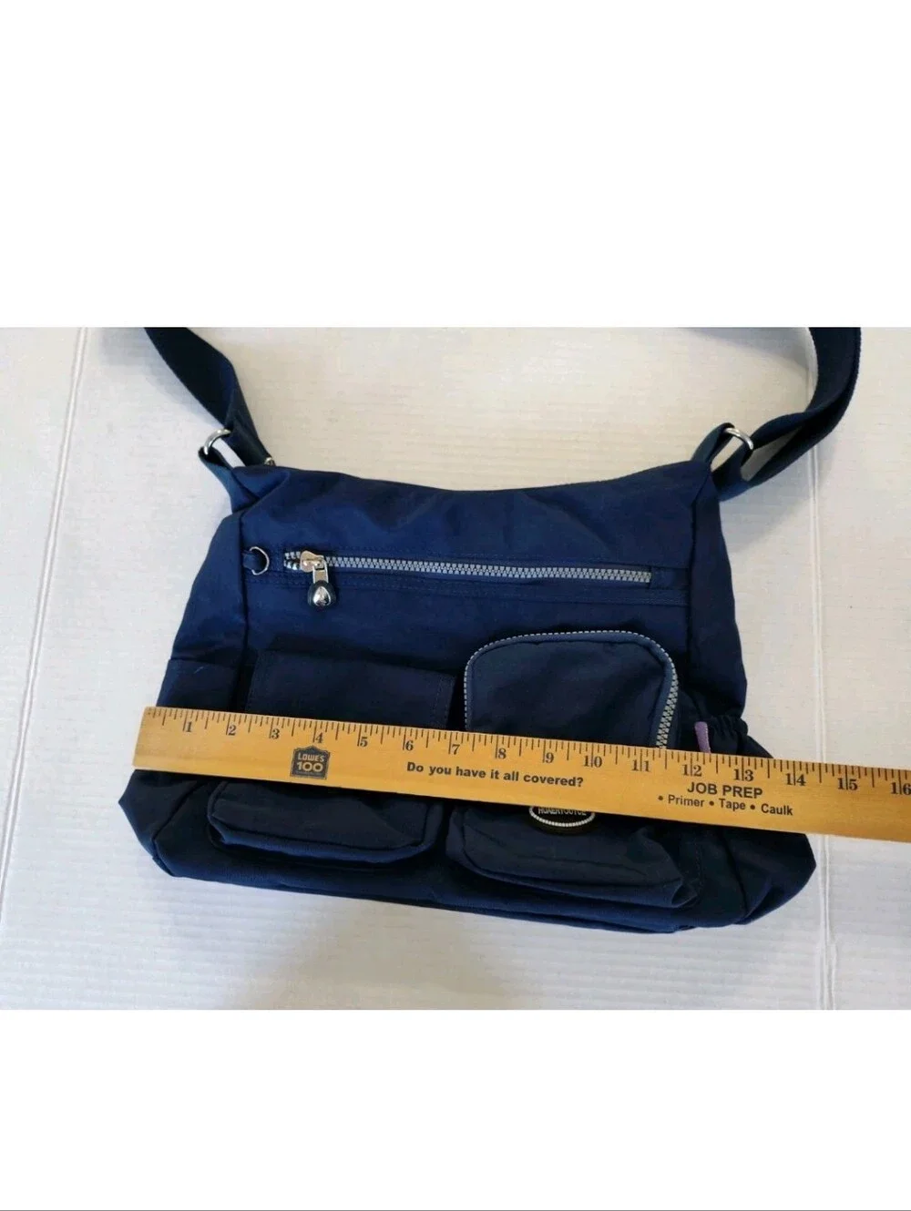 Huaeryouyue Lightweight Navy Blue Nylon Crossbody Shoulder Travel Bag
